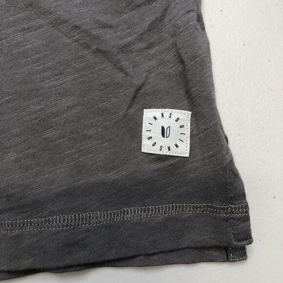 Linksoul Shirt Mens XL Charcoal Hopper Knit Polo Shirt Casual Preppy Golf LS1220 - Picture 4 of 11